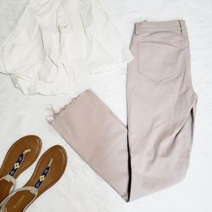 Ann Taylor creamy skinny jeans